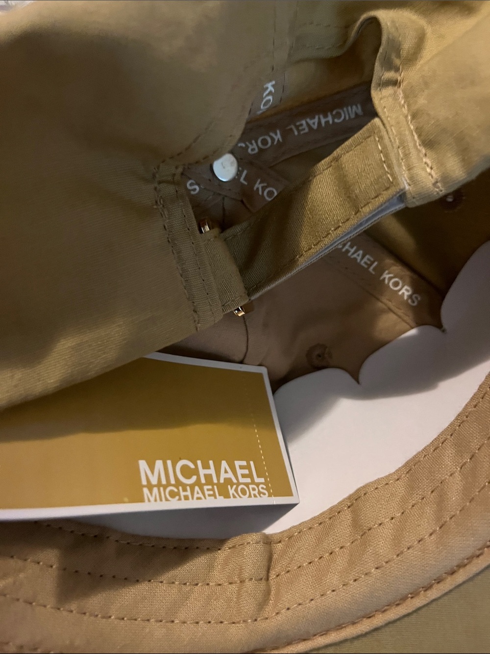 Michael Kors Beige Logo Baseball Cap - Picture 6 of 9